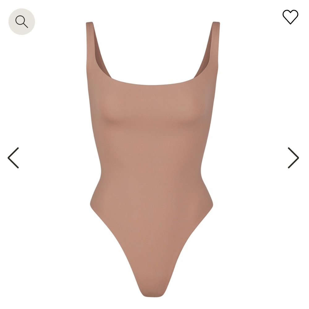 🤎 SKIMS • FITS EVERYBODY SQUARE NECK BODYSUIT in Sienna